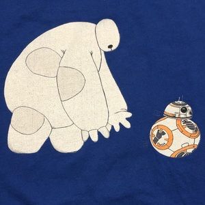 Baymax and BB-8 tee